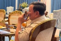 Presiden Prabowo Subianto menerima sambungan telepon dari
Perdana Menteri Australia Anthony Albanese pada Selasa sore, 21
April 2026. Foto: BPMI Setpres/Unggahan Akun Media Sosial
@sekretariat.kabinet
