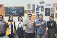 Pimpinan BRI Kanca Serang bersama Kapolresta Serang Kota Yudha Satria