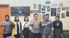 Pimpinan BRI Kanca Serang bersama Kapolresta Serang Kota Yudha Satria